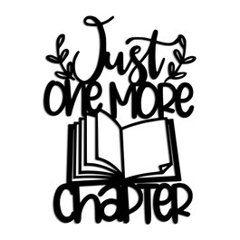 Wallity Just One More Chapter Escultura de pared